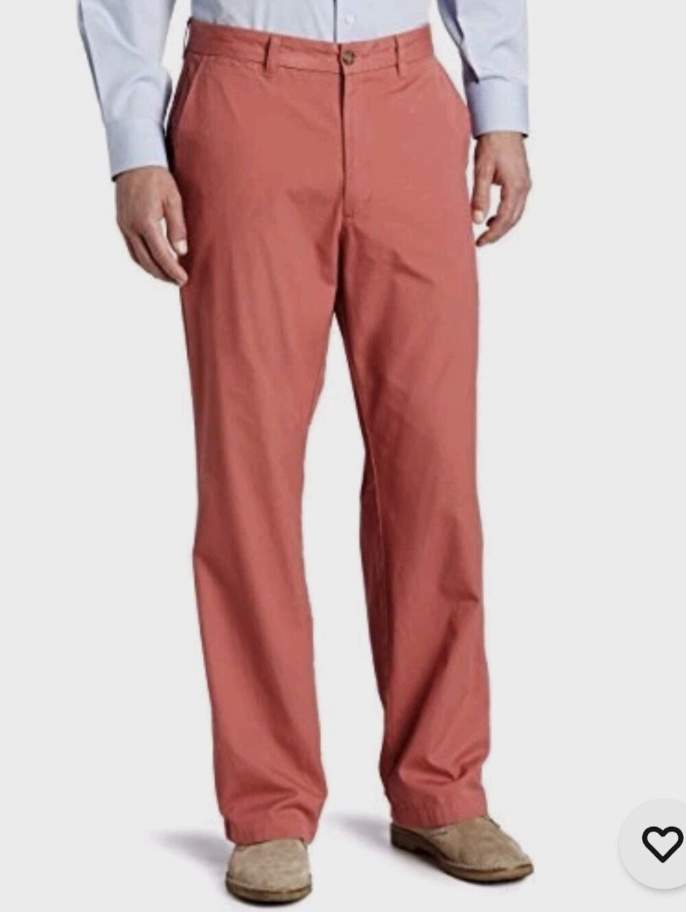 Men's Dockers Men's Soft Khaki Chino D3 Classic Fit Flat Front Pant coral 36x32